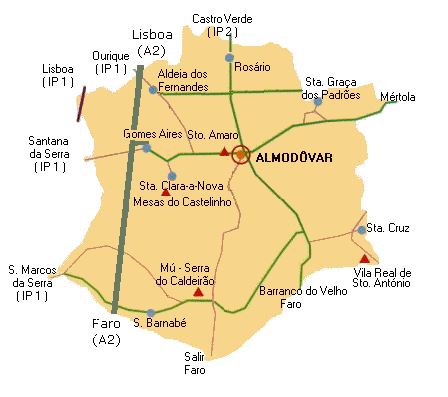 mapa do concelho